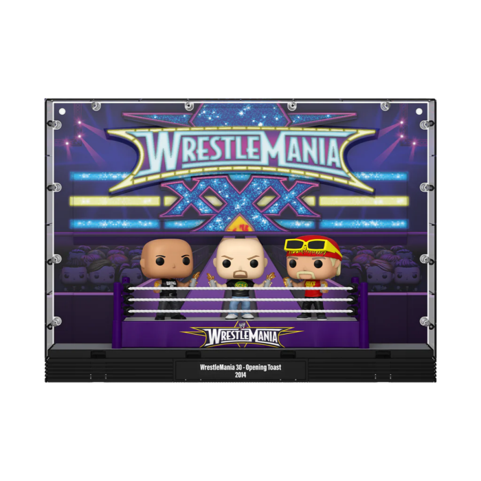 Funko Pop! WWE - WrestleMania 30 - The Rock, "Stone Cold" Steve Austin & Hulk Hogan Opening Toast