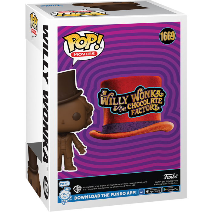 Funko Pop! Willy Wonka and the Chocolate Factory - Willy Wonka (Chocolate Bar) Scented