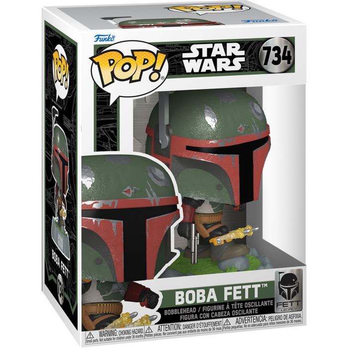 Funko Pop! tar Wars  - Fett Legacy - Boba Fett with Kneepad Rockets