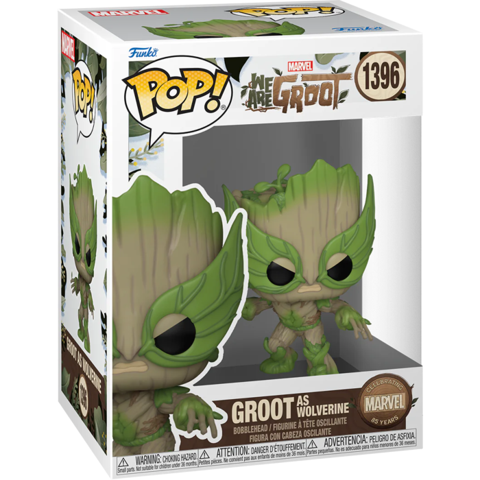 Funko Pop! Marvel 85th Anniversary - We Are Groot - Groot as Wolverine