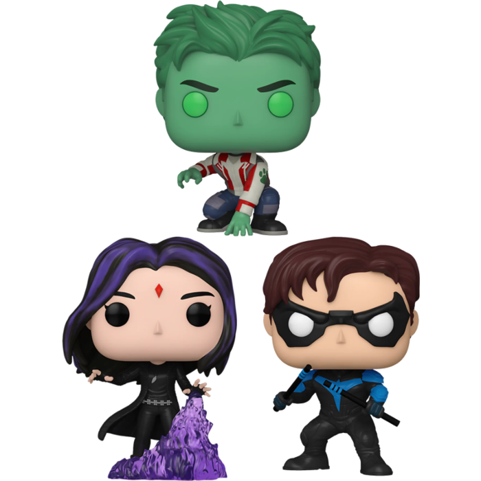 Funko Pop! Titans (2018) - Eponymous - Bundle (Set of 3) - The Amazing Collectables