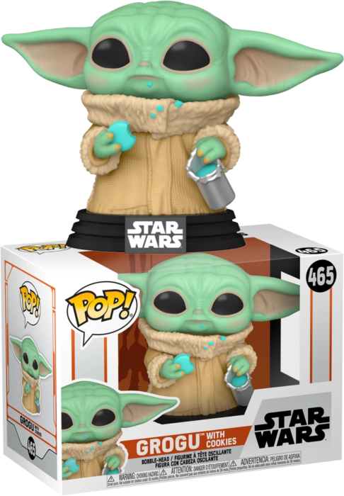 Funko Pop! Star Wars: The Mandalorian - Grogu (The Child) with Cookie