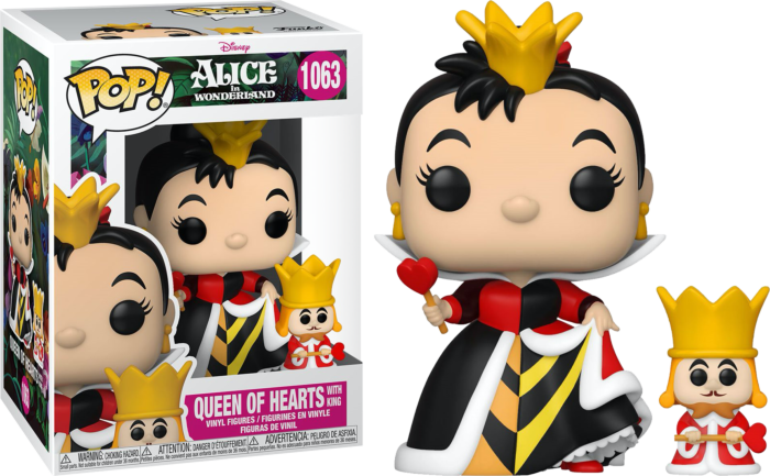 Funko Pop! Alice in Wonderland - Queen of Hearts with King 70th Anniversary