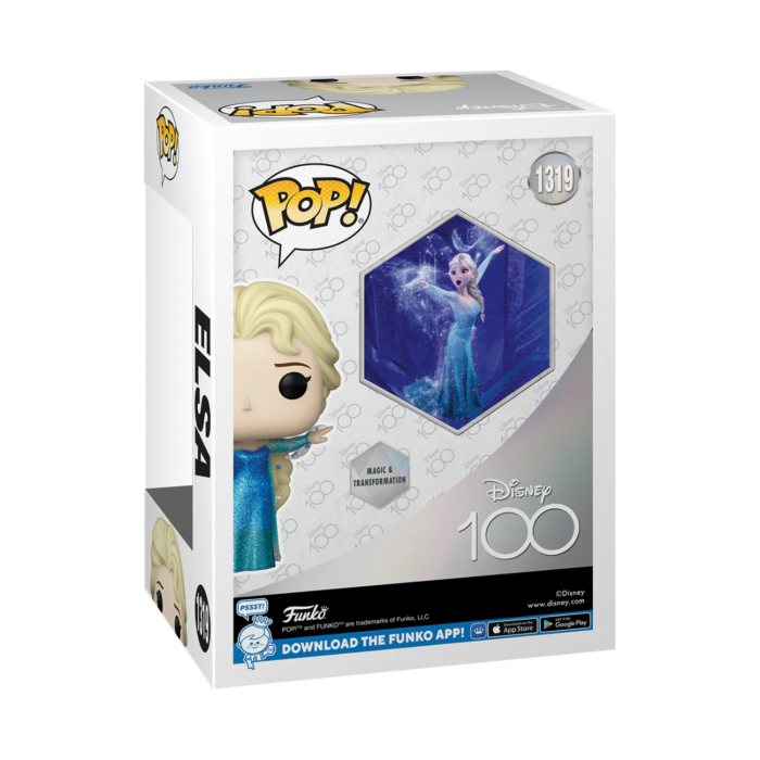 Funko Pop! Frozen (2013) - Elsa Disney 100th Diamond Glitter
