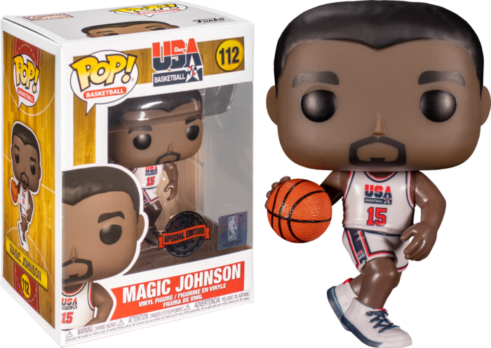 Funko Pop! NBA Basketball - Magic Johnson 1992 Team USA Jersey