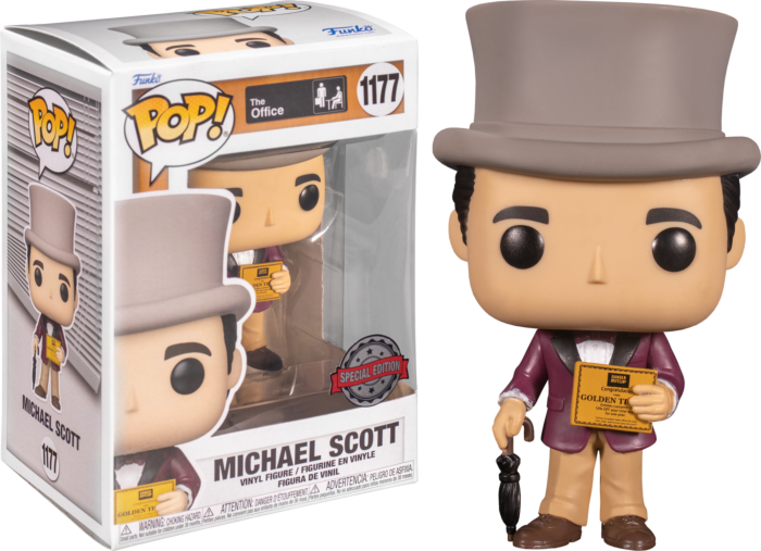 Funko Pop! The Office - Michael Scott with Golden Ticket