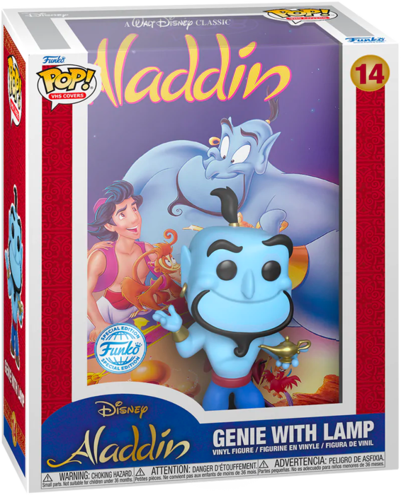 Funko Pop! VHs Covers - Aladdin (1992) - Genie with Lamp