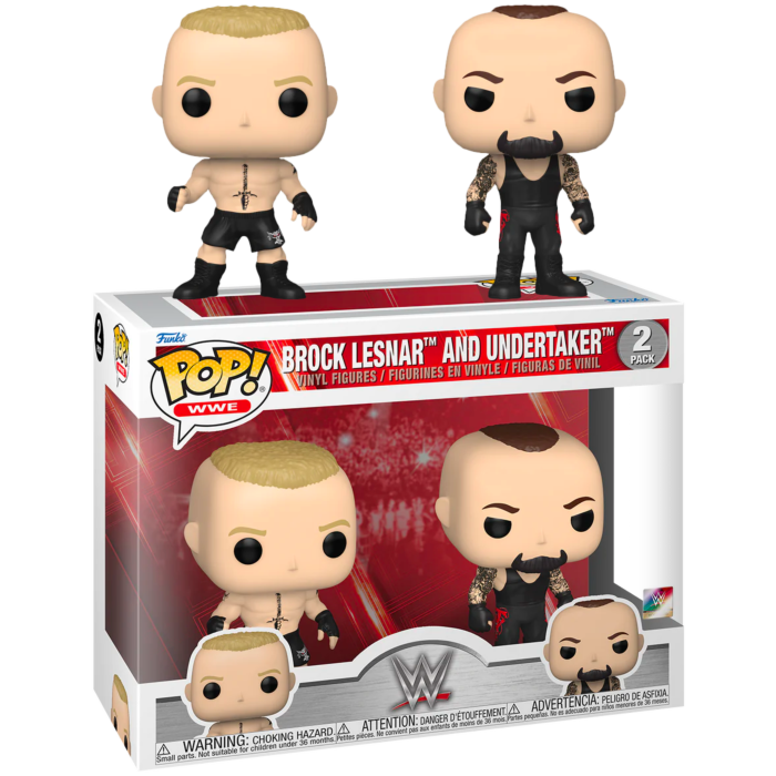 Funko Pop! WWE - Brock Lesnar & Undertaker - 2-Pack - The Amazing Collectables