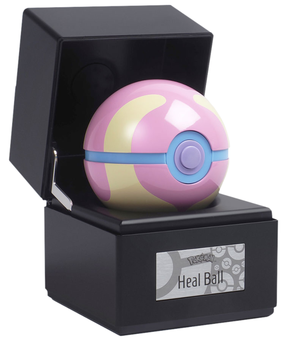 Pokemon - Heal Ball 1:1 Scale Life Size Die-Cast Prop Replica - The Amazing Collectables