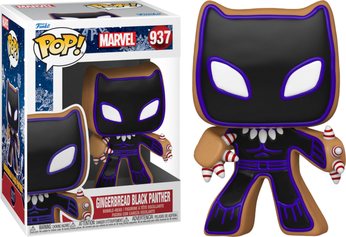 Funko Pop! Marvel: Holiday - Gingerbread Black Panther