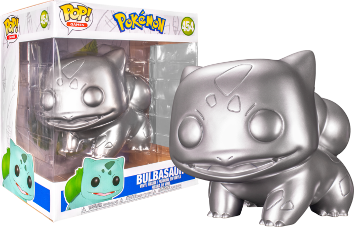 Funko Pop! Pokemon - Bulbasaur 25th Anniversary Silver Metallic 10"