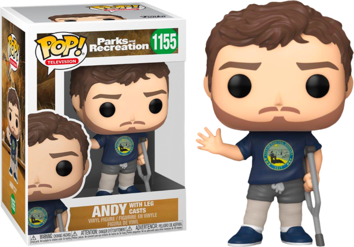 Funko Pop! Parks and Recreation - Andy Dwyer with Leg Casts