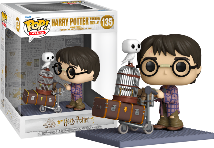 Funko Pop! Harry Potter - Harry Potter Pushing Trolley 20th Anniversary Deluxe