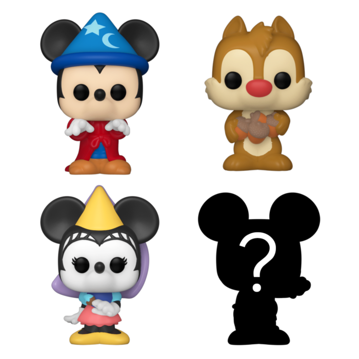 Funko Pop! Disney - Sorcerer Mickey, Dale, Princess Minnie & Mystery Bitty - 4-Pack - The Amazing Collectables