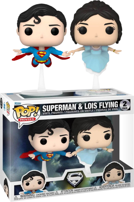 Funko Pop! Superman - Superman & Lois Lane Flying - 2-Pack - The Amazing Collectables
