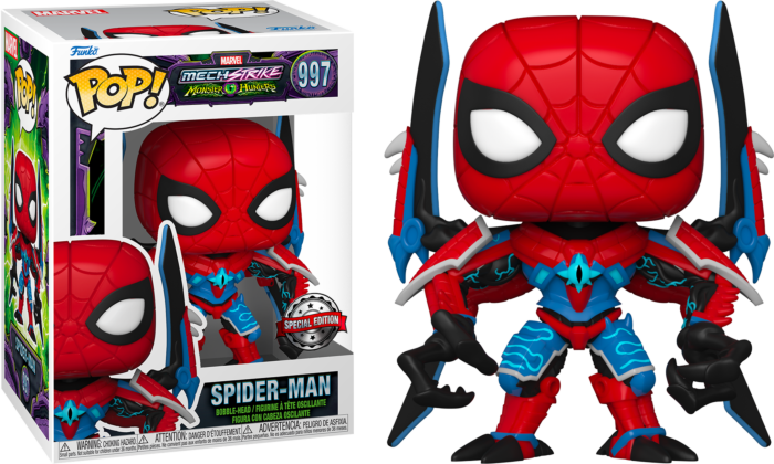 Funko Pop! Marvel Mech Strike: Monster Hunters - Spider-Man