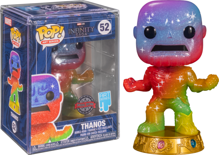 Funko Pop! Avengers 4: Endgame - Thor Purple Infinity Stone Artist Series with Pop! Protector