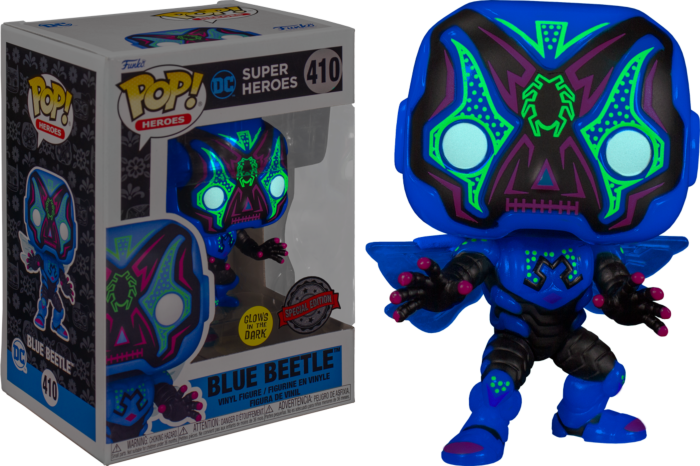 Funko Pop! DC Comics - Blue Beetle Dia de los Muertos Glow in the Dark