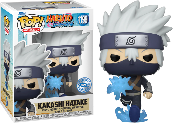 Funko Pop! Naruto: Shippuden - Young Kakashi Hatake with Chidori Glow in the Dark - Chase Chance - The Amazing Collectables
