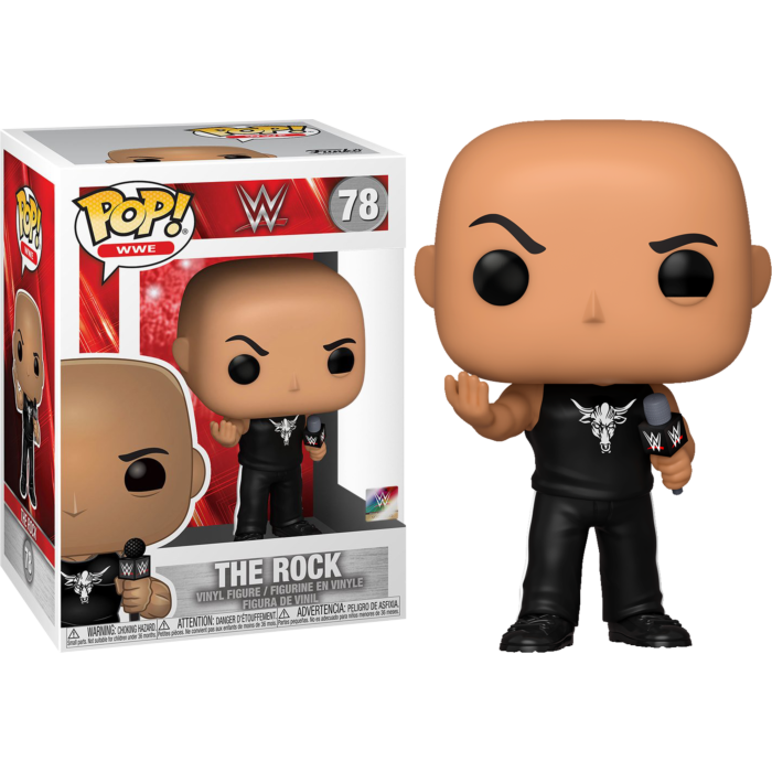 Funko Pop! WWE - The Rock with Microphone