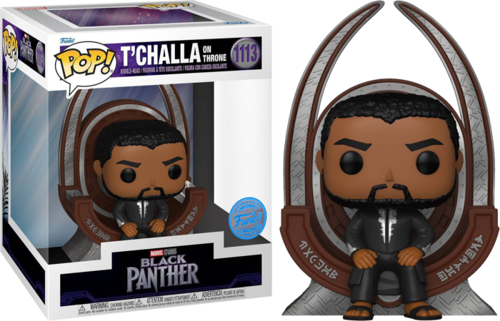 Funko Pop! Black Panther: Legacy - T'Challa on Throne Deluxe