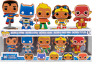 Funko Pop! DC Super Heroes - Gingerbread Batman, Aquaman, Superman, The Flash & Wonder Woman - 5-Pack - The Amazing Collectables