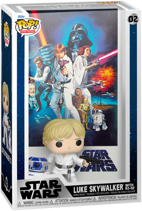Funko Pop! Movie Posters - Star Wars Episode IV: A New Hope - Luke Skywalker with R2-D2