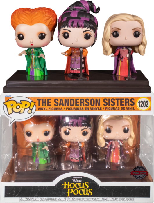 Funko Pop! Hocus Pocus (1993) - The Sanderson Sisters I Put A Spell On You Movie Moment - 3-Pack