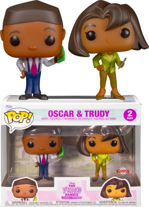 Funko Pop! The Proud Family: Louder and Prouder - Oscar & Trudy - 2-Pack - The Amazing Collectables