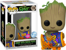 Funko Pop! I Am Groot (2022) - Groot with Cheese Puffs Flocked