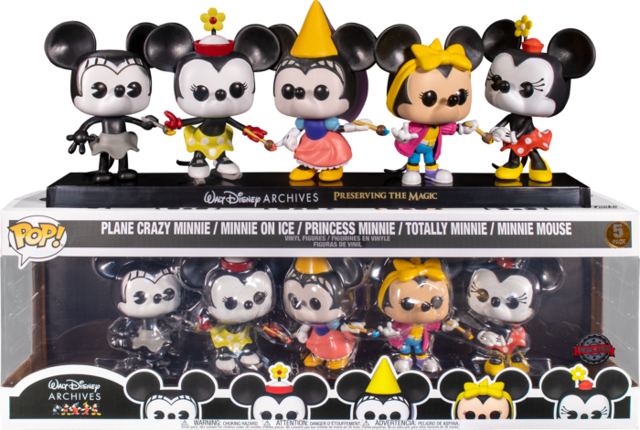 Funko Pop! Mickey Mouse - Minnie Mouse Disney Archives - 5-Pack - The Amazing Collectables