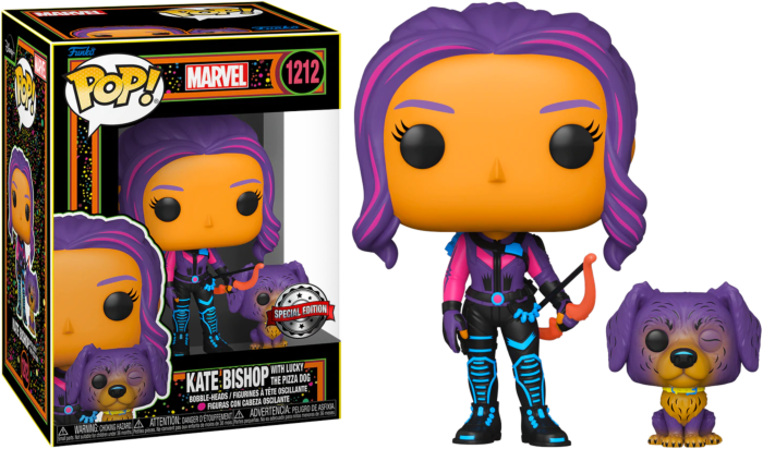 Funko Pop! Hawkeye (2021) - Kate Bishop with Lucky Blacklight