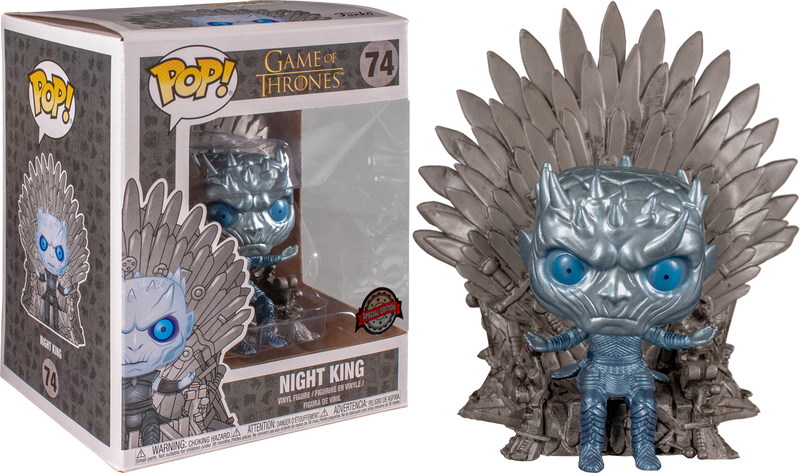 Funko Pop! Game of Thrones - Night King on Metallic Deluxe #74 The Amazing Collectables