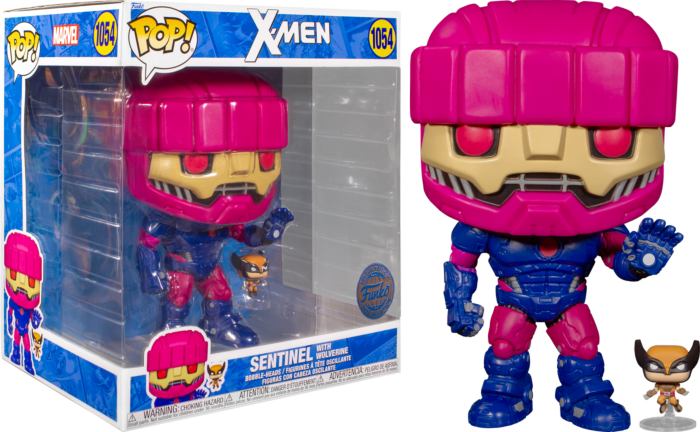 Funko Pop! X-Men - Sentinel with Wolverine 10" Jumbo