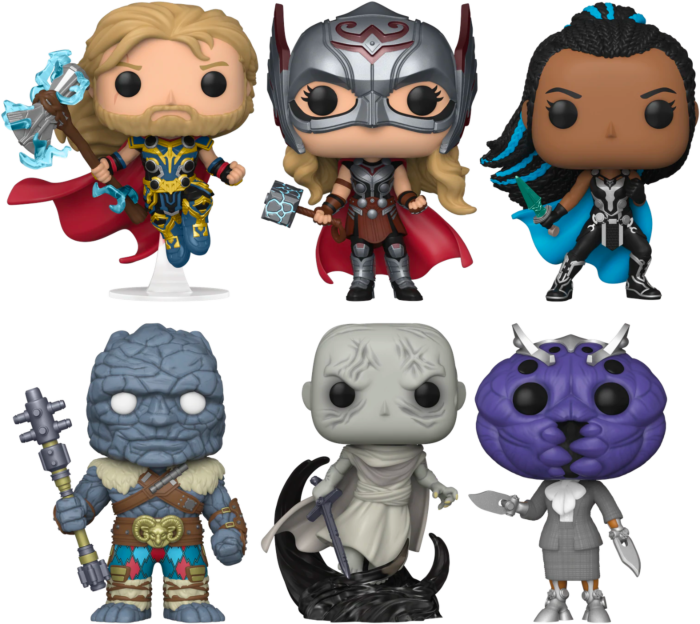 Funko Pop! Thor 4: Love and Thunder - Four To The Thor - Bundle (Set of 6) - The Amazing Collectables