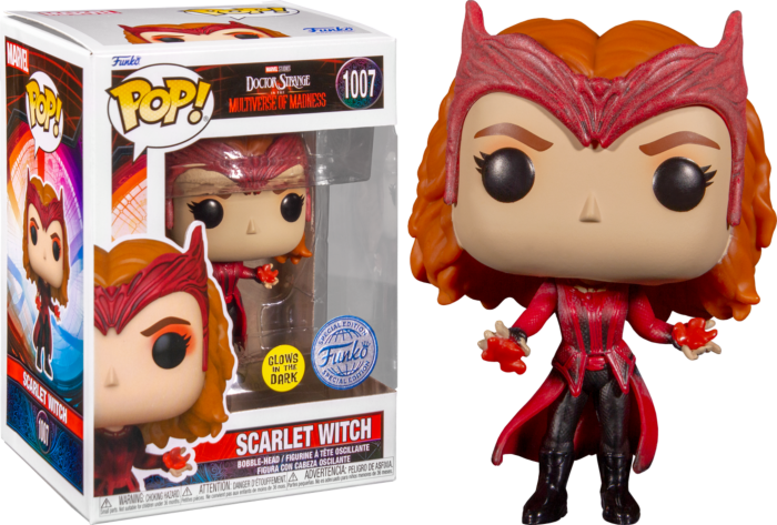 Funko Pop! Doctor Strange in the Multiverse of Madness - Scarlet Witch Glow in the Dark - The Amazing Collectables