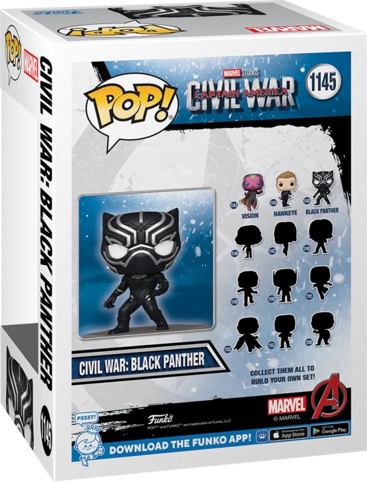 Funko Pop! Captain America: Civil War - Black Panther Build-A-Scene