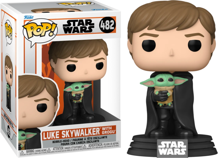 Funko Pop! Star Wars: The Mandalorian - Luke Skywalker with Grogu