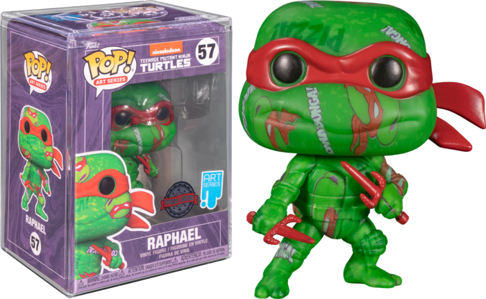 Funko Pop! Teenage Mutant Ninja Turtles II: The Secret of the Ooze - Raphael Artist Series Pop! Vinyl Figure with Pop! Protector