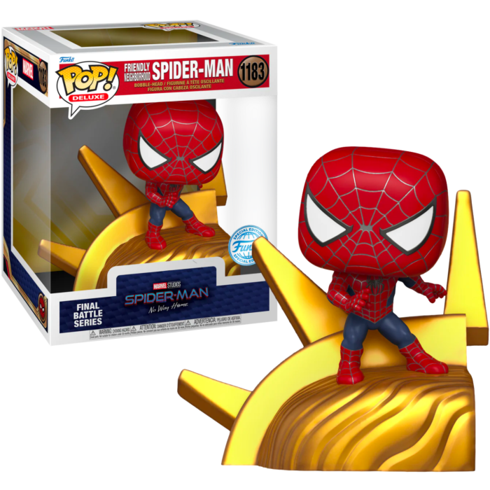 Funko Pop! Spider-Man: No Way Home - Friendly Neighborhood Spider-Man Final Battle Series Build-A-Scene Deluxe