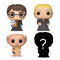 Funko Pop! Harry Potter - Harry Potter, Draco Malfoy, Dobby & Mystery Bitty - 4-Pack - The Amazing Collectables