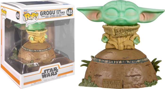 Funko Pop! Star Wars: The Mandalorian - Grogu Using The Force Deluxe with Light & Sound