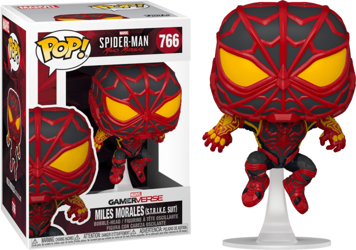 Funko Pop! Marvel’s Spider-Man: Miles Morales - Miles Morales in S.T.R.I.K.E. Suit
