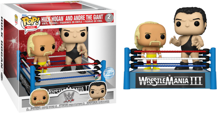 Funko Pop! WWE - Hulk Hogan vs. Andre the Giant Wrestlemania III Moment - 2-Pack - The Amazing Collectables