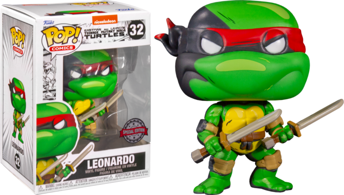 Funko Pop! Teenage Mutant Ninja Turtles (1984) - Leonardo Comic