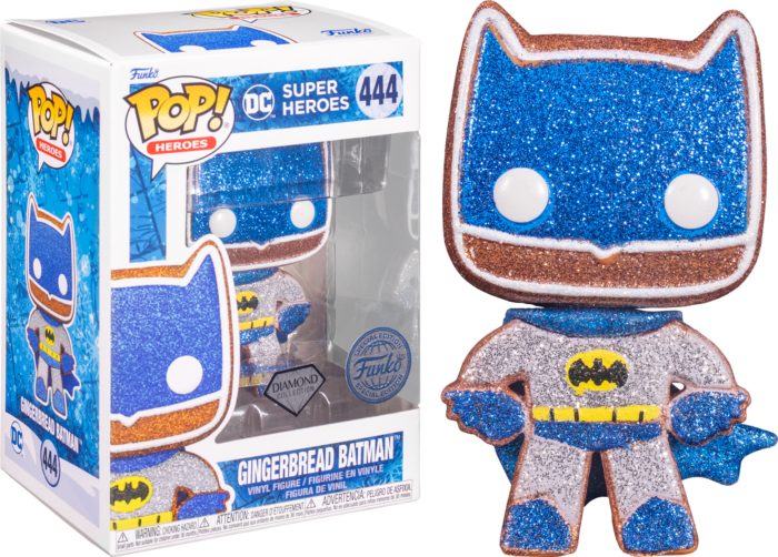 Funko Pop! DC Super Heroes - Gingerbread Batman Diamond Glitter