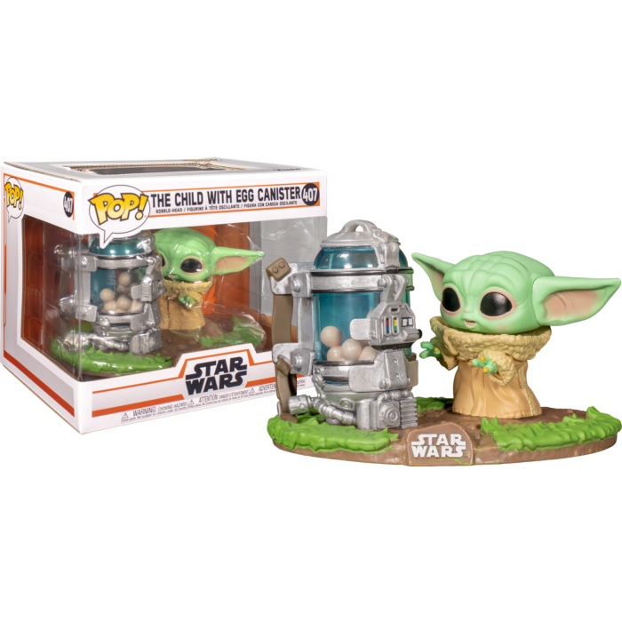 Funko Pop! Star Wars: The Mandalorian - The Child (Baby Yoda) with Egg Canister Deluxe