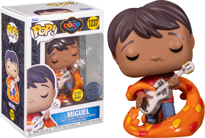 Funko Pop! Coco - Miguel with Guitar Glow in the Dark