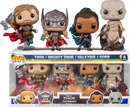 Funko Pop! Thor 4: Love and Thunder - Thor, Mighty Thor, Gorr & Valkyrie - 4-Pack - The Amazing Collectables