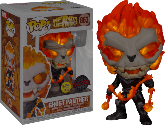 Funko Pop! Infinity Warps - Ghost Panther Glow in the Dark